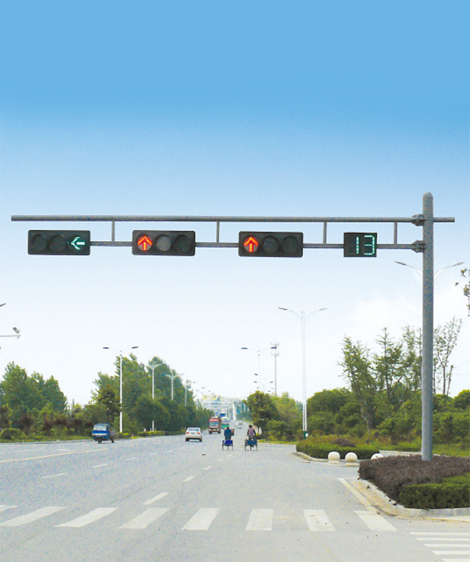 Đèn tín hiệu cột đơn xương đôi Cực ánh sáng tín hiệu